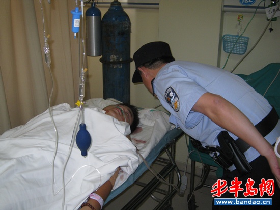 男子經搶救后已脫離生命危險